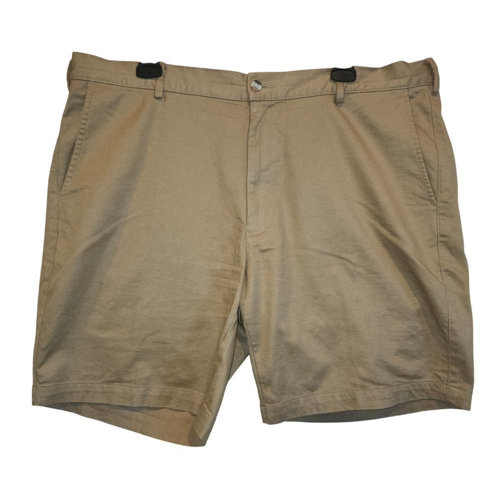 Peter Millar Mens 38 Tan Pima Cotton Stretch‎ Crown Shorts Khaki MS23B05